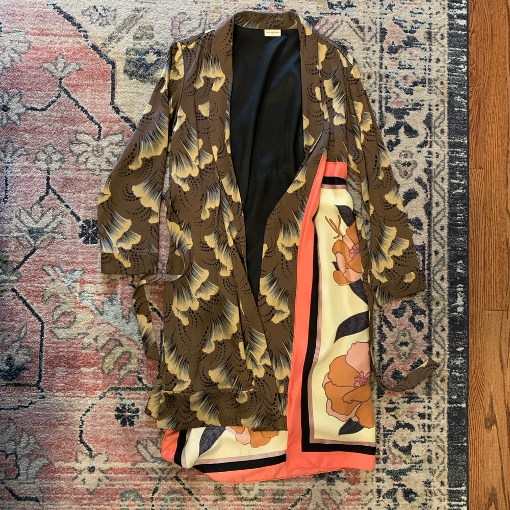 Dries Van Noten Wrap Robe Dress